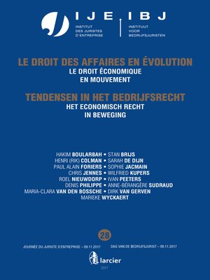cover image of Het economisch recht in beweging / Le droit économique en mouvement
